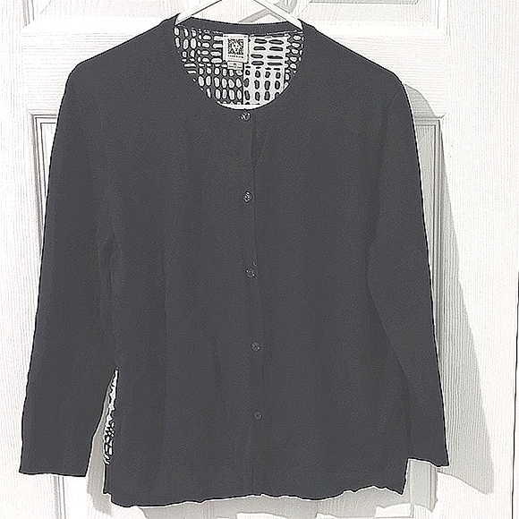 Anne Klein Women's Long Sleeve Full Zip Sweater Cardigan Size XL - Picture 2 of 16
